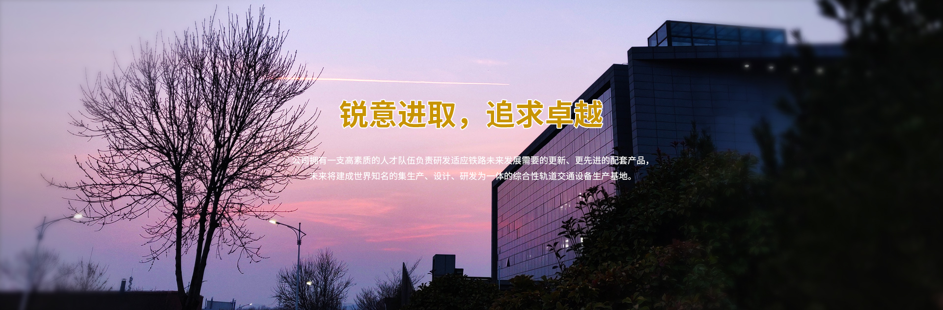 銳意進取，追求卓越